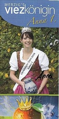 Anna Viezkönigin Autogrammkarte Original Signiert + G 5600