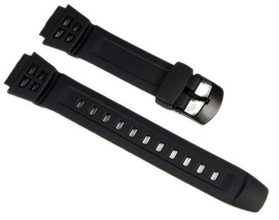 Casio Ersatzband Uhrenarmband Resin 18mm schwarz AQ-S800W