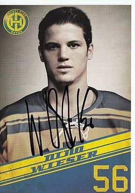 Nino Wieser Autogrammkarte Original Signiert Eishockey + A38445