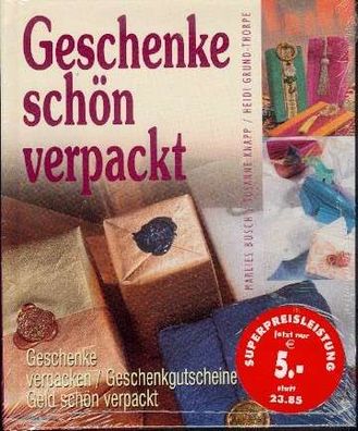 Geschenke schön verpackt, Geschenkgutscheine, Geld schön verpackt