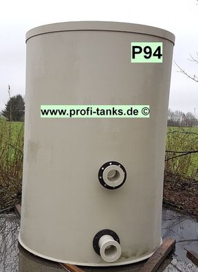 Angebot für P94 gebrauchter 6.600 L Polypropylen-Tank PP-Tank Flachbodentank