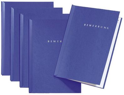 50 blaue Bewerbungsmappen von PAGNA Typ START - 2-teilige - Neuware / 50 Stück