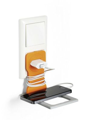 Handyladehalterung in orange / Durable Varicolor® PHONE HOLDER Handy Halter