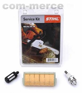 STIHL Service Kit Kettensäge MS 210 230 250 Zündkerze Luftfilter Benzinfilter
