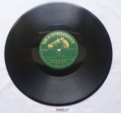 103477 Schellackplatte Grammophon "Pharaon"Foxtrot + "Lotos" Tango 1928