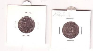50 Pfennig Zink Münze Notgeld Marktgemeinde Garmisch 1917