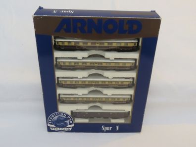 Arnold 0143 - Wagen-Set Rheingold 5 teilig - Spur N - 1:160 - Originalverpackung