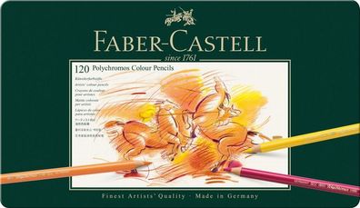 Faber-Castell Polychromos Farbstifte 120er Metalletui - 110011