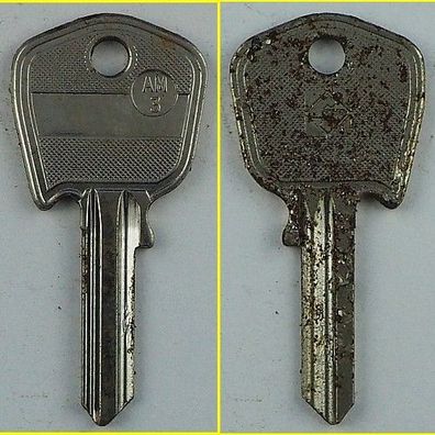 Silca AM3 - KFZ Schlüsselrohling mit Lagerspuren !