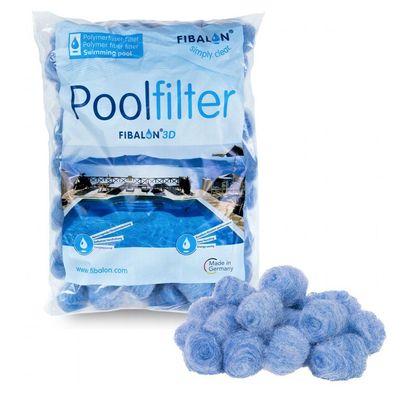 Fibalon® 3D 350g - Innovatives Filtermaterial für Pool Sandfilter u. Kartuschenfilter