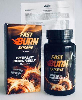 Fast Burn Extreme * NEU U. OVP* 60 Kapseln (91,46€/100g) Blitzversand