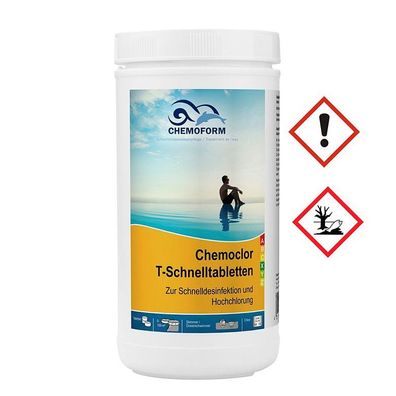 Chemoform 20g Chlor T- Schnelltabletten | schnelllöslich Aktivchlor Hochchlorung