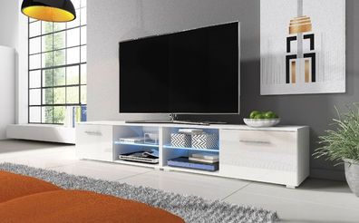 Sideboard Lowboard TV Fernsehschrank MOOD double 200 Kommode inkl LED Highboard