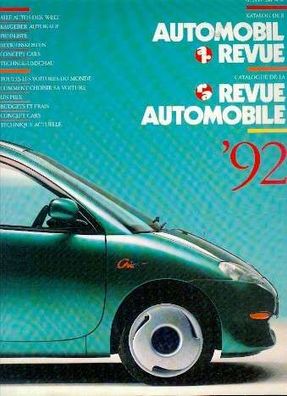 Katalog der Automobil Revue 1992