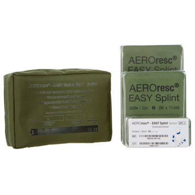 AEROresc® EASY Splint Set Olivgrün/ Grau Tactical Version