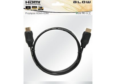 1,0 m HDMI - HDMI GOLD ® Kompakt-Kabel, High Speed Full HD 1080 3D