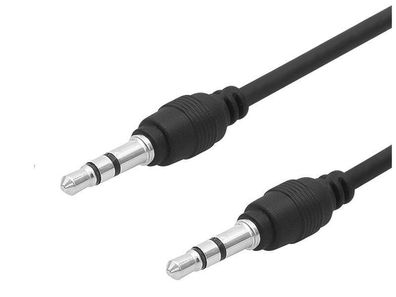 3,5mm / 0,3m / Stereo Klinken Kabel Audio Klinke AUX Kabel Stecker