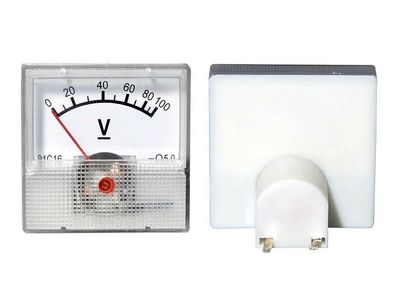 0 - 100 V DC Einbau Messinstrument Analog Voltmeter - MINI 40 x 40 x 25