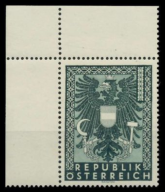 Österreich 1945 Nr 716 postfrisch ECKE-OLI X8A1A7A