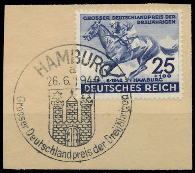 Deutsches REICH 1942 Nr 814 zentrisch gestempelt Briefstück X8B0242