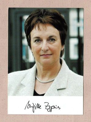 Brigitte Zypris ( Ex-Bundesministerin Justiz ) persönlich signiert
