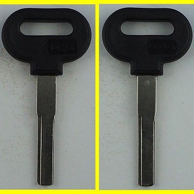 Schlüsselrohling Börkey 1424 Kunststoffkopf für verschiedene Saab / Ymos