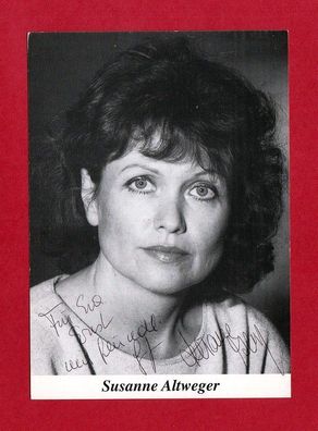 Susanne Altweger (deutsche Schauspielerin ) - persönlich signiert