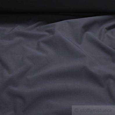 Stoff Polyester Soft Shell schwarz atmungsaktiv wasserundurchlässig grau