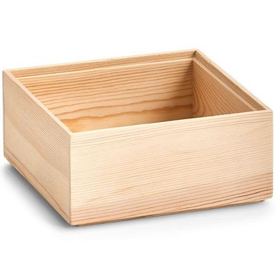 Zeller Ordnungsbox Aufbewahrungsbox Organizer Holzbox Kiefernholz 7 x 15 x 15 cm
