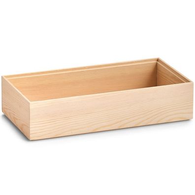 Zeller Ordnungsbox Organizer Holzbox Aufbewahrungsbox Kiefernholz 30 x 15 x 7 cm