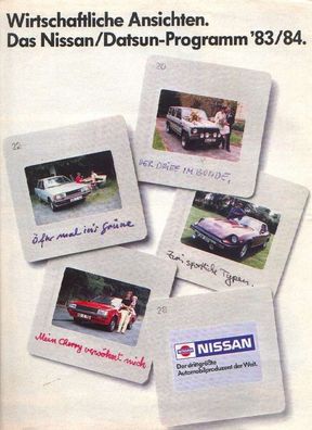 Das Nissan / Datsun Programm 83 / 84