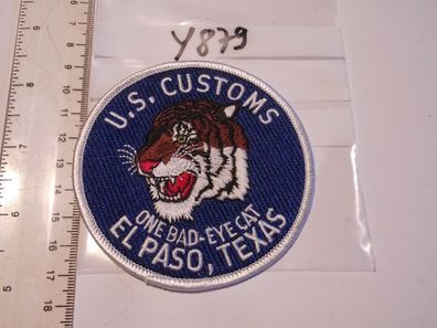 Zoll US Customs One Bad Eye Cat El Paso Texas (y879)