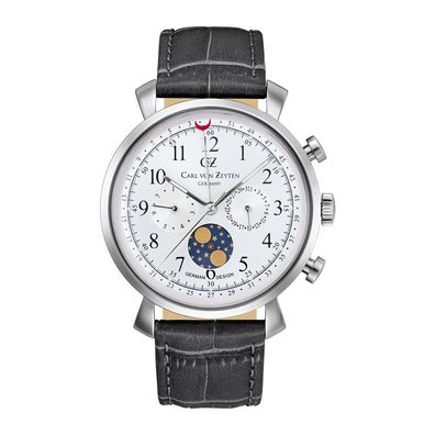 Carl von Zeyten Herren Uhr Armbanduhr Quarz Urach CVZ0015SL