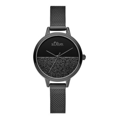 s. Oliver Damen Uhr Armbanduhr Edelstahl SO-3744-MQ