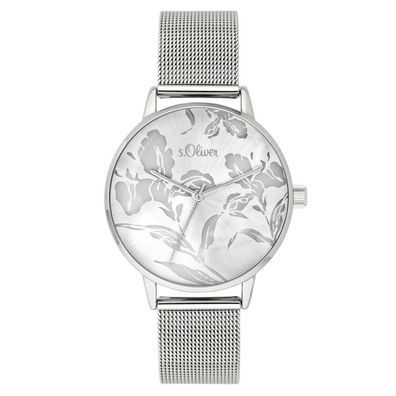 s. Oliver Damen Uhr Armbanduhr Edelstahl SO-3639-MQ