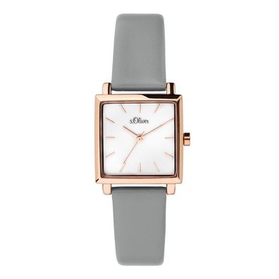 s. Oliver Damen Uhr Armbanduhr Leder SO-3711-LQ
