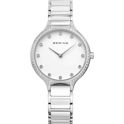 Bering Damen Uhr Armbanduhr Slim Ceramic - 30434-754 Edelstahl