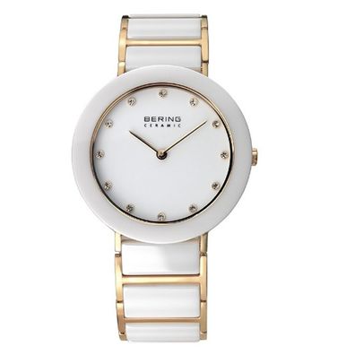 Bering Damen Uhr Armbanduhr Slim Ceramic - 11435-751 Edelstahl