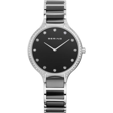 Bering Damen Uhr Armbanduhr Slim Ceramic - 30434-742 Edelstahl