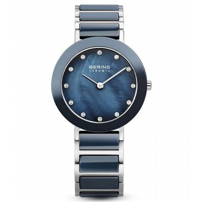 Bering Damen Uhr Armbanduhr Slim Ceramic - 11429-787 Edelstahl