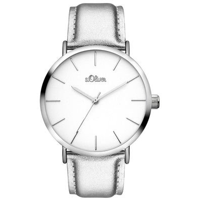 s. Oliver Damen Uhr Armbanduhr Leder SO-3509-LQ
