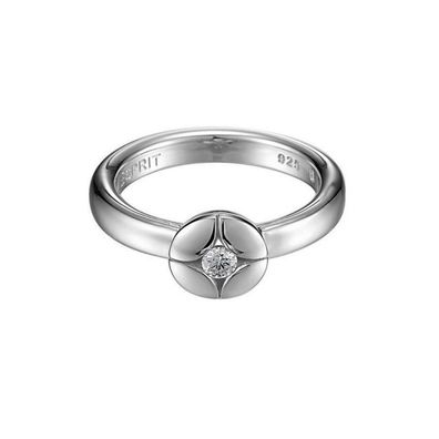 Esprit Damen Ring Silber Zirkonia Iris ESRG91559A1