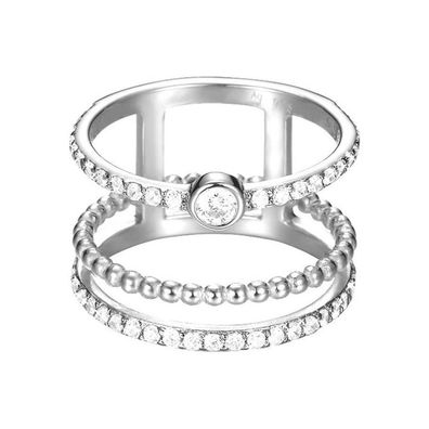 Esprit Damen Ring Silber jw52892 Zirkonia ESRG92787A1