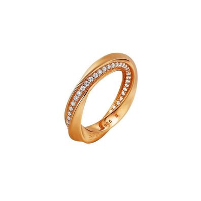 Esprit Collection Damen Ring Silber Olympia Rosé Gr.18 ELRG91962C180