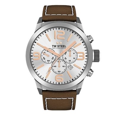 TW Steel Herren Uhr Armbanduhr Chrono Marc Coblen Edition TWMC32 Lederband