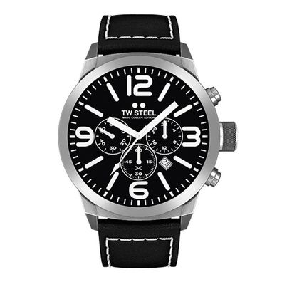 TW Steel Herren Uhr Armbanduhr Chrono Marc Coblen Edition TWMC33 Lederband