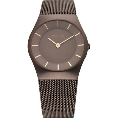 Bering Damen Uhr Armbanduhr Slim Classic - 11930-105 Meshband