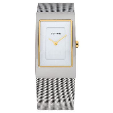Bering Damen Uhr Armbanduhr Slim Classic - 10222-010 Meshband