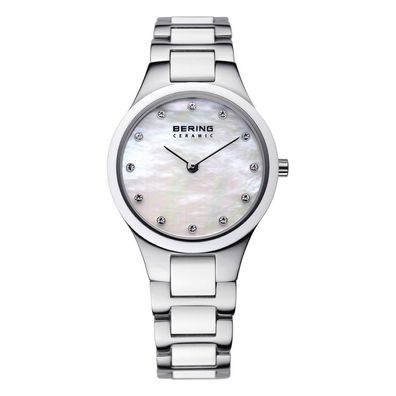 Bering Damen Uhr Armbanduhr Slim Ceramic - 32426-767 Edelstahl