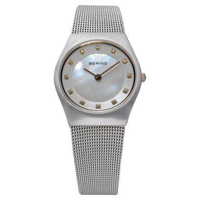 Bering Damen Uhr Armbanduhr Slim Classic - 11927-000 Meshband